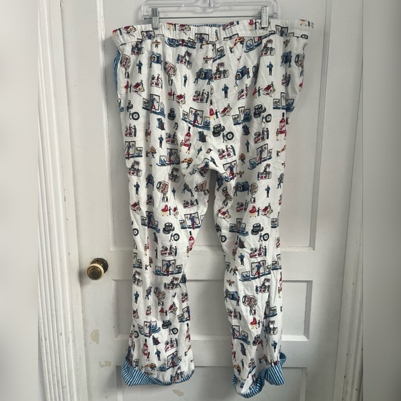 Munki Munki Costco Themed Pajama SET Flannel Bamboo Cotton Blend Size XXL - Picture 7 of 7